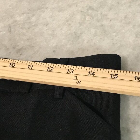 New J Crew Linen Pants Womens Tall 4 Black Wide Leg Trouser Business Formal - Picture 7 of 9